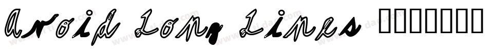 Avoid Long Lines 1字体转换
